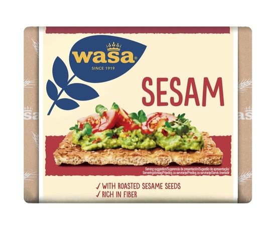 Hrustljavi pšenični kruhki s sezamom, Wasa, 200 g