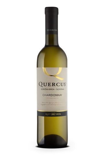 Chardonnay Quercus, vrhunsko belo vino, Vinska klet Goriška Brda, 0,75 l