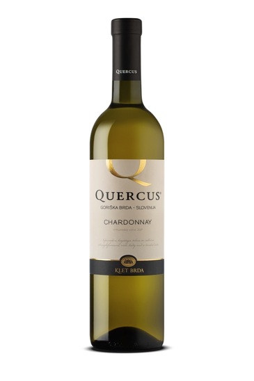 Chardonnay Quercus, vrhunsko belo vino, Vinska klet Goriška Brda, 0,75 l