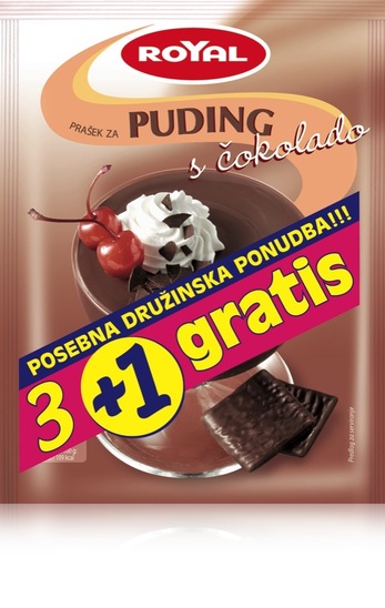 Čokoladni puding, Royal, 4 x 50 g