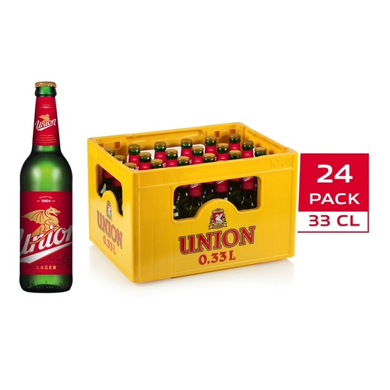 Pivo Union, 4,9 % alkohola, 0,33 l
