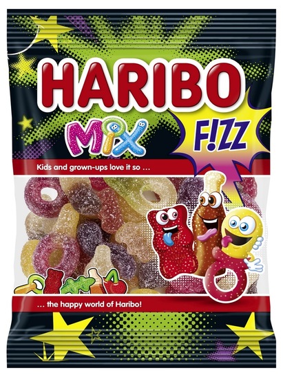 Bonboni Fizz Mix, Haribo, 100 g