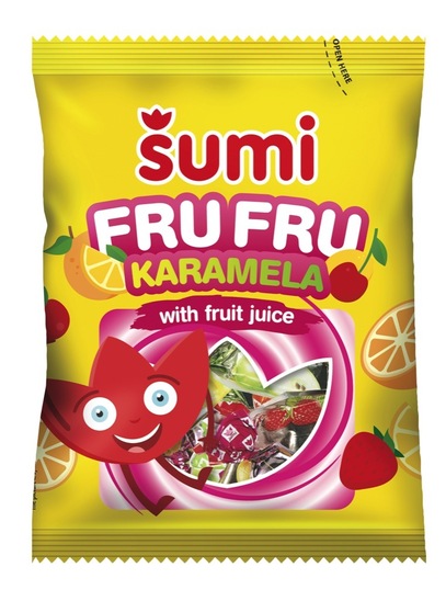 Bonboni Fru Fru karamela, Šumi, 100 g