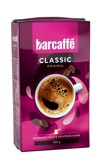 Mleta kava Classic, Barcaffe, 250 g