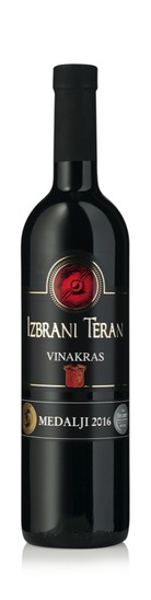 Teran Elite, vrhunsko rdeče vino, Vinakras, 0,75 l