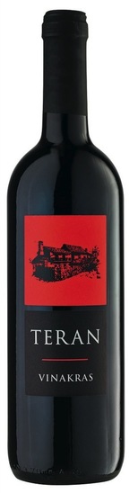 Teran, vrhunsko rdeče vino, Vinakras, 0,75 l