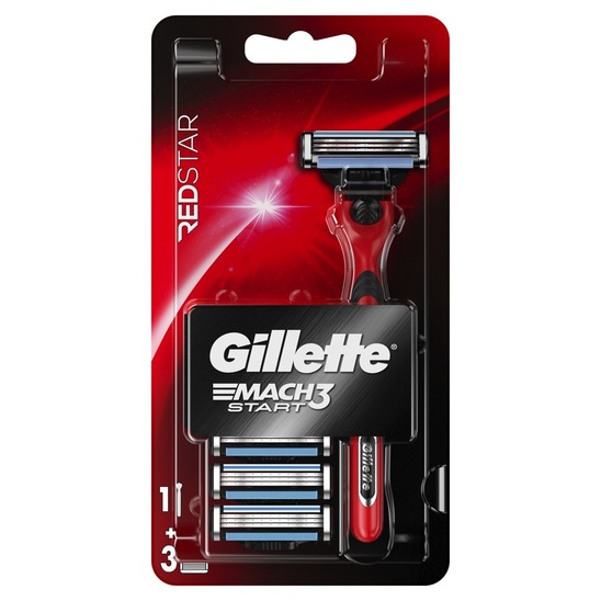 Ročni brivnik Mach3 Start + 3 nastavki, Gillette