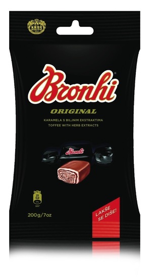 Bonboni Bronhi, karamela, Kraš, 200 g