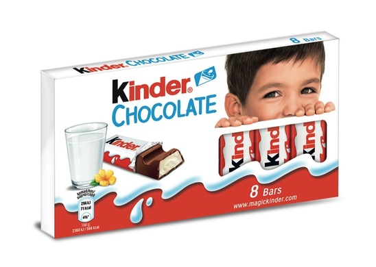 Mlečna čokolada, Kinder, 100 g