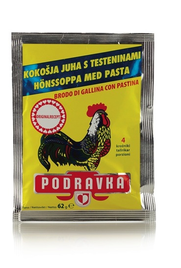 Kokošja juha s testeninami, Podravka, 62 g