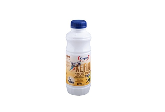 Kefir s proteini in vanilijo, brez laktoze, 0,9 % m.m., Krepki suhec, 500 g