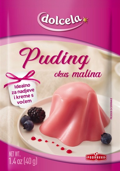 Malinov puding, Dolcela, 40 g
