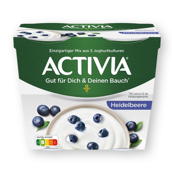 Jogurt, borovnica, Activia, 4 x 115 g