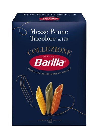 Tribarvni peresniki, št. 78, Barilla, 500 g