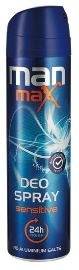 Deodorant Man max Sensitive, sprey, 150 ml