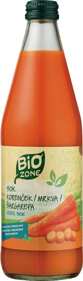 Korenčkov sok, Bio Zone, 0,5 l