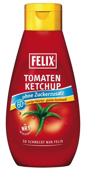 Ketchup Light brez dodanega sladkorja, Felix, 670 g