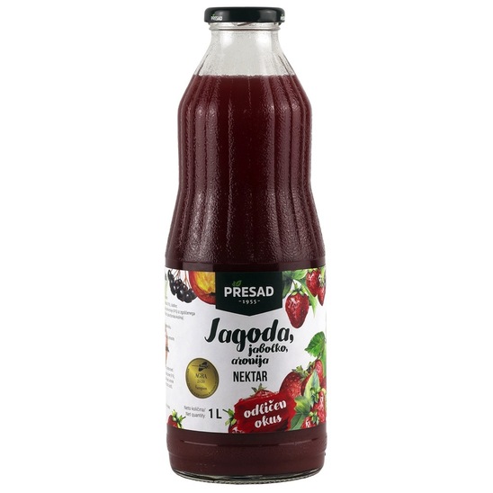 Nektar Coctail, jagoda, Presad, 1 l