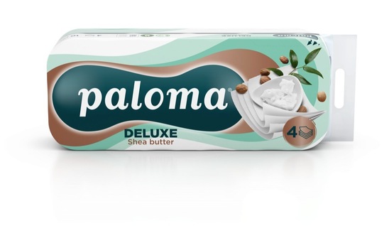 Toaletni papir Sensitive Shea butter, 4 slojni, Paloma Deluxe, 10/1