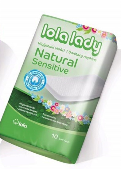 Higienski vložki, Natural Sensitive, LR Lola Lady, 10/1