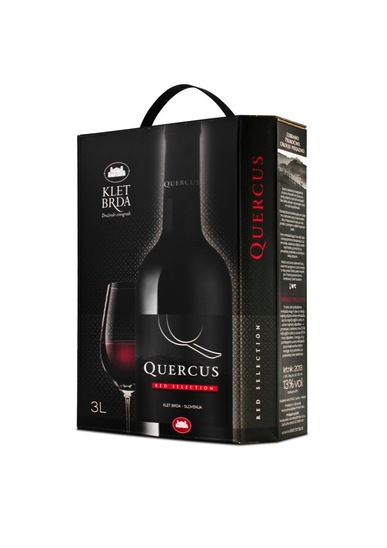 Quercus selection box, vrhunsko rdeče vino, Vinska klet Goriška Brda, 3 l