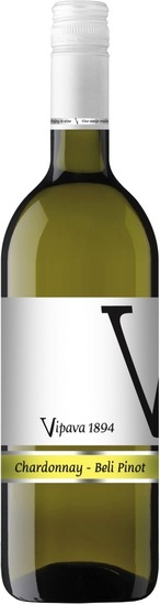 Chardonnay - beli pinot, kakovostno belo vino, Vipava 1894, 1 l