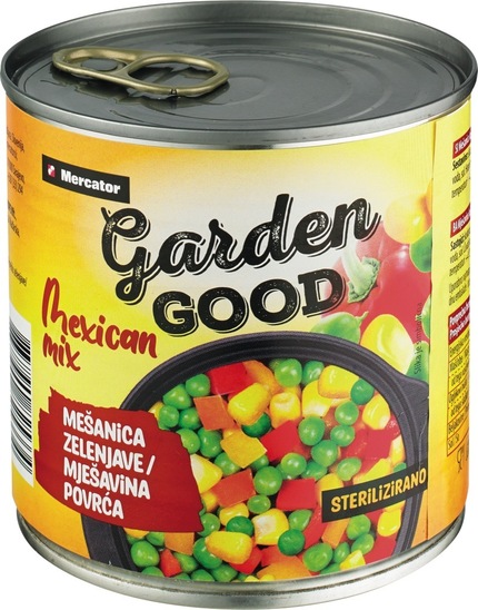 Mehiška mešanica zelenjave, Garden Good, 300 g
