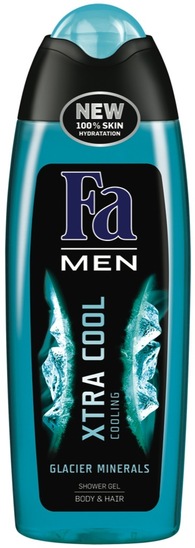 Gel za prhanje Men Extra Cool, Fa, 250 ml