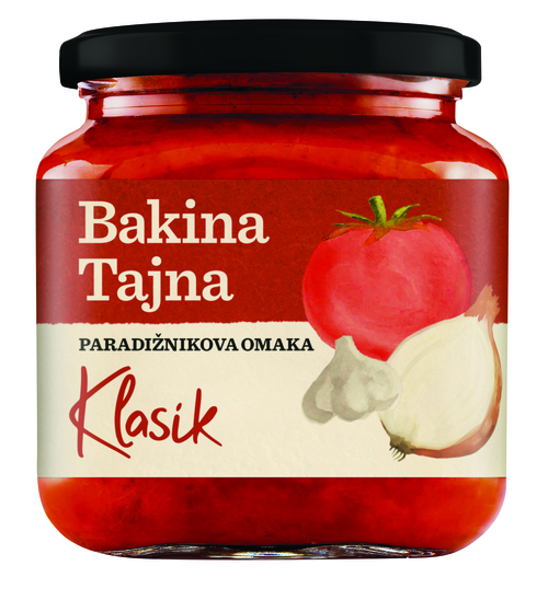 Paradižnikova omaka, klasik, Bakina Tajna, 300 g