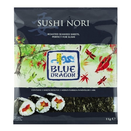 Sushi Nori alge, Blue Dragon, 11 g