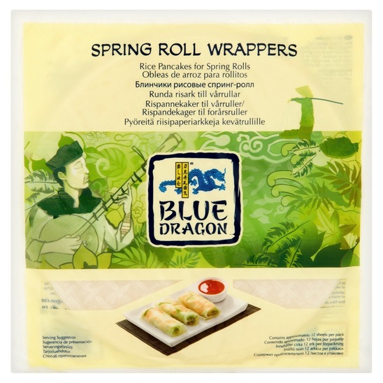 Rižev papir za spomladanske zavitke, Blue Dragon, 134 g