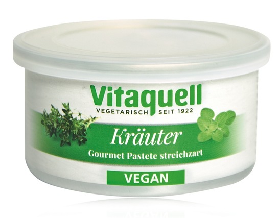 Bio veganska pašteta z zelišči, Vitaquell, 125 g