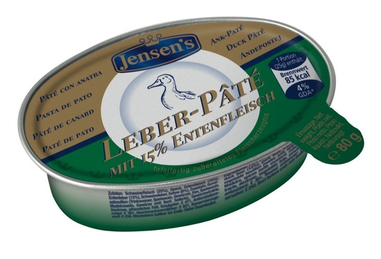 Račja pašteta, Jensen's, 80 g