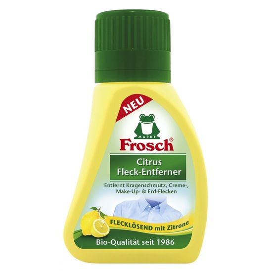 Detergent za odstranjevanje madežev Frosch z limono, 75 ml