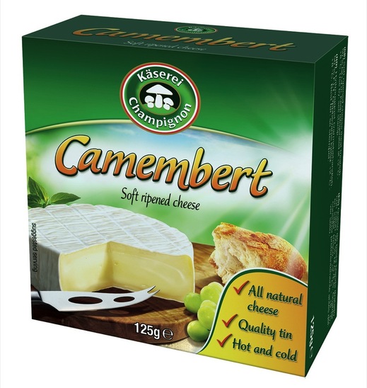 Sir Camembert, Kaserei Champignon, 125 g, pakirano