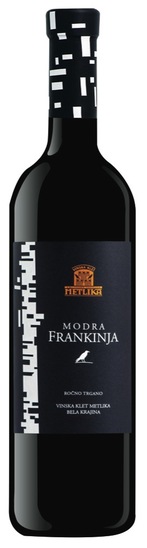 Modra frankinja, vrhunsko rdeče vino, KZ Metlika, 0,75 l