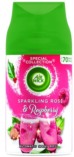 Polnilo za osvežilec, Sparkling Rose & Raspberry, Air Wick Naturmatic, 250 ml