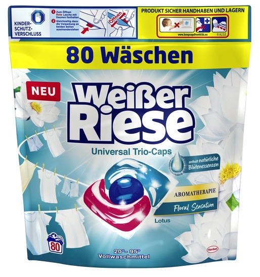 Detergent za pranje perila, kapsule, Weisser Riese, 80/1