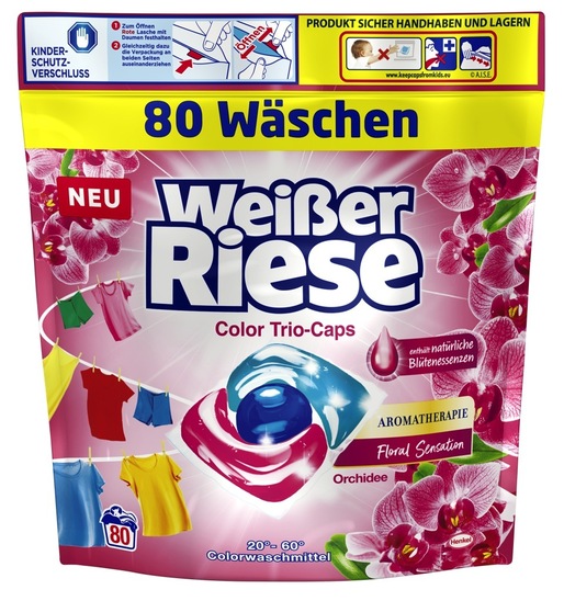 Detergent za pranje perila, kapsule, Weisser Riese, 80/1