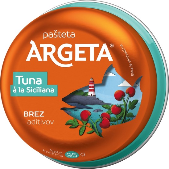 Tunina pašteta Siciliana, Argeta, 95 g