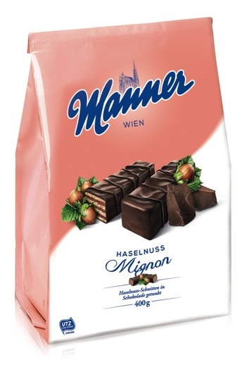 Napolitanke s temno čokolado Mignon, Manner, 400 g