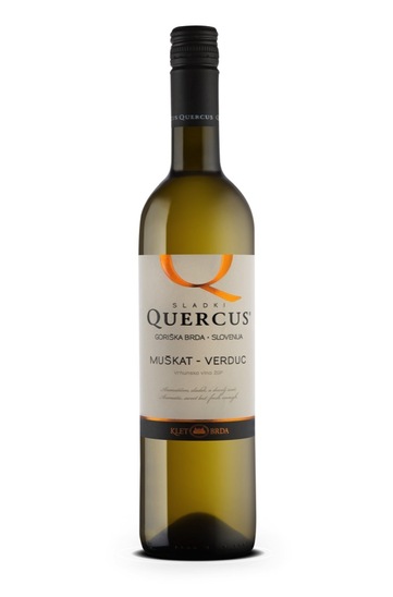 Muškat - Verduc Quercus, vrhunsko belo vino, Vinska klet Goriška Brda, 0,75 l