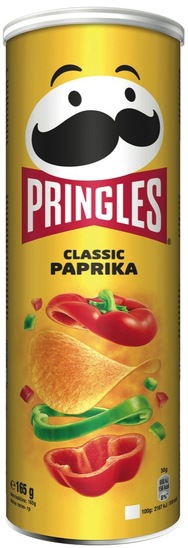 Čips, paprika, Pringles, 165 g