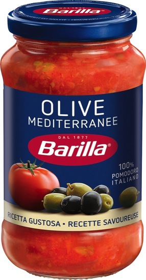 Paradižnikova omaka z olivami, Barilla, 400 g