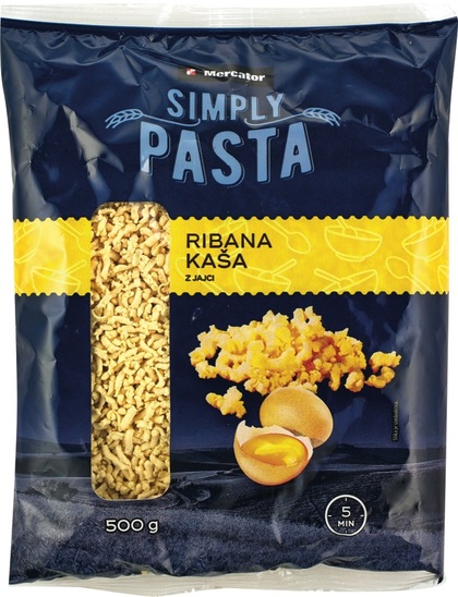 Ribana kaša, Mercator Simply pasta, 500 g