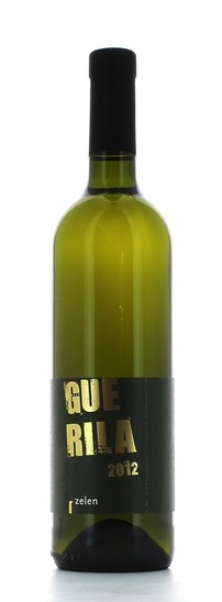 Guerilla, vrhunsko belo vino, Zelen, 0,75 l