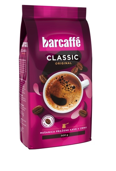 Kava v zrnju Classic, Barcaffe, 500 g