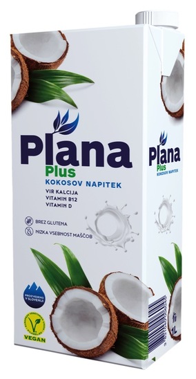 Kokosov napitek, Plana Plus, 1 l