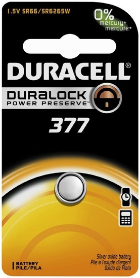 Specialni baterijski vložek, Duracell, D377