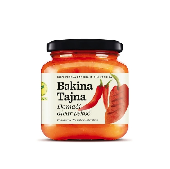 Pekoči ajvar, Bakina Tajna, 300 g